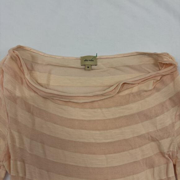 Vtg Y2K Ella Moss Cowl Neck Top M Ruched Office Siren Extra Long Sleeve Layering - Picture 3 of 9